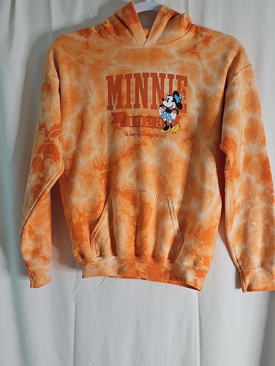 Disney Other - Disney Kids Orange Plush Hoodie with Label